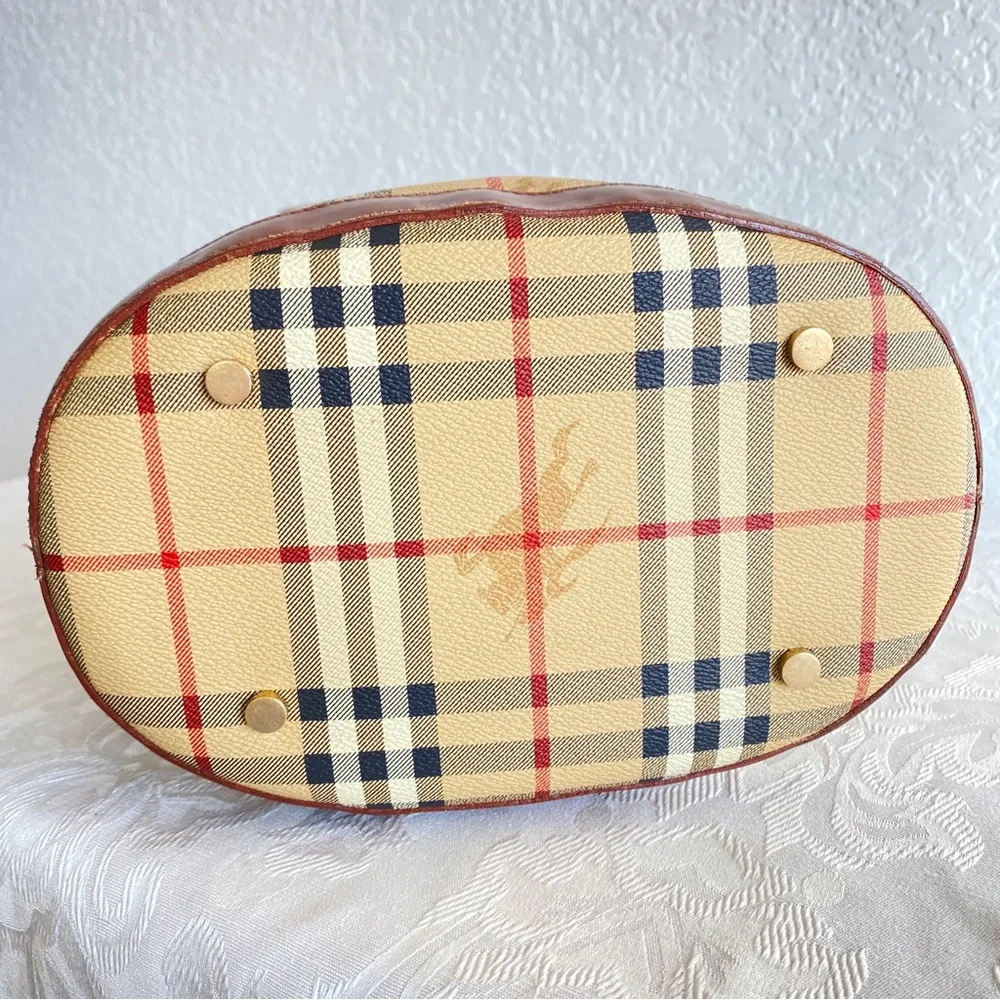 Burberry check tote